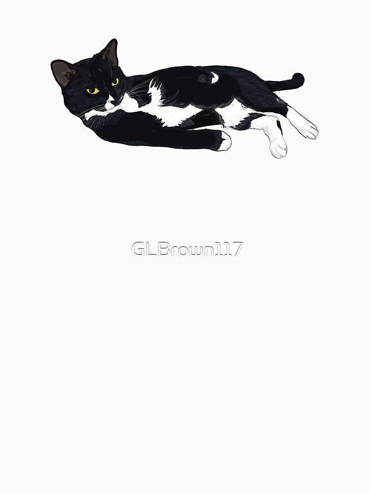 Tuxedo Cat Lounging T-Shirts, Hoodie, Sweatshirt