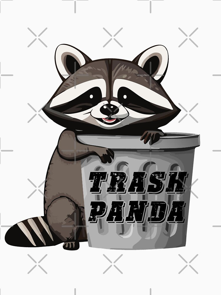 Trash Panda (Raccoon) with a Trash Can by The-RoseStudios T-Shirts, Hoodie, Sweatshirt | BlankRebels.com (Image 3)