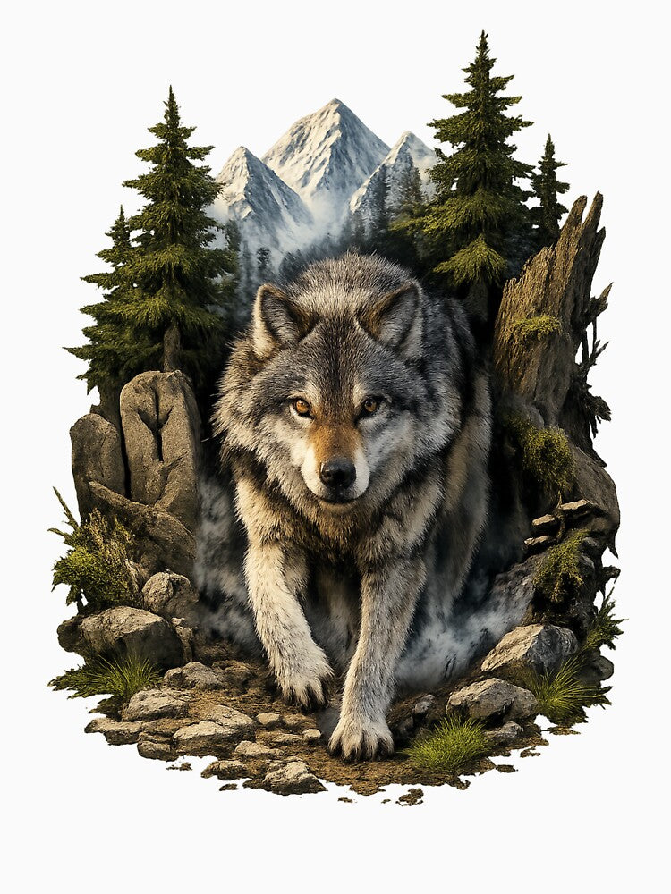 Wolf by Gunslinger.no T-Shirts, Hoodie, Sweatshirt | BlankRebels.com (Image 3)