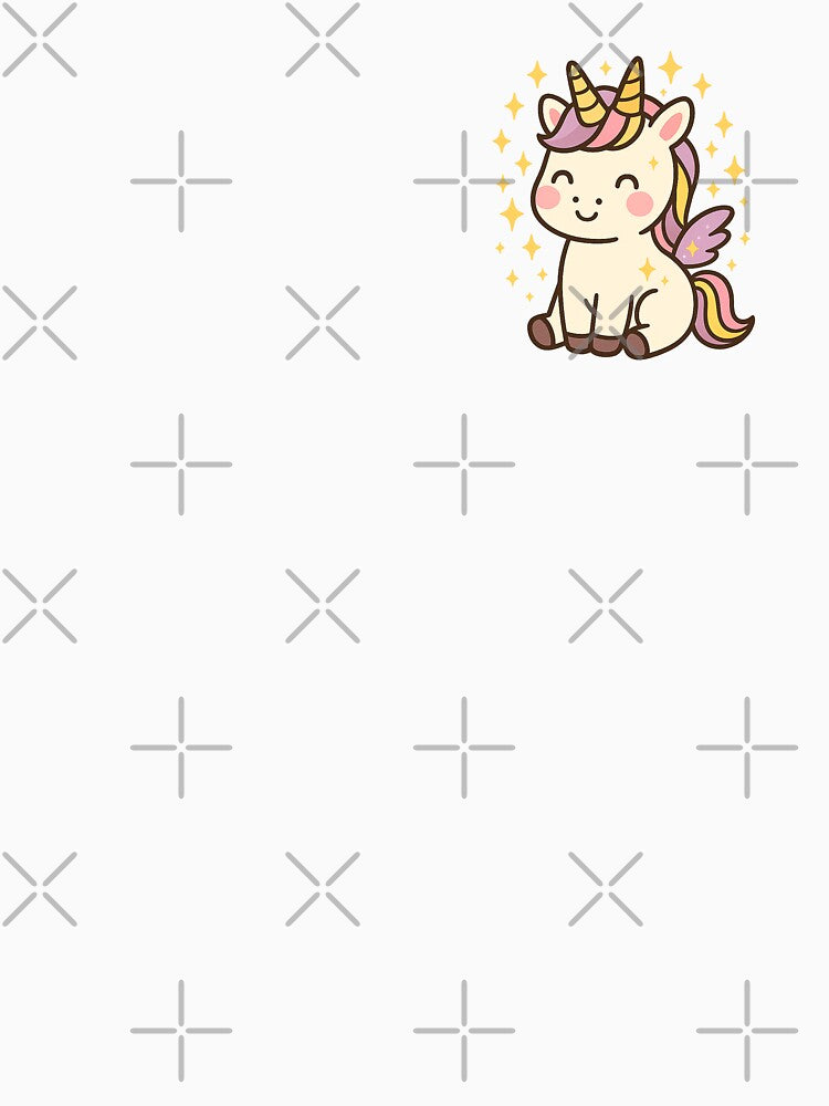 Magical Kawaii Unicorn – Cute Pastel Cartoon Gift for Unicorn Lovers by ChillTofu T-Shirts, Hoodie, Sweatshirt (Image 3)