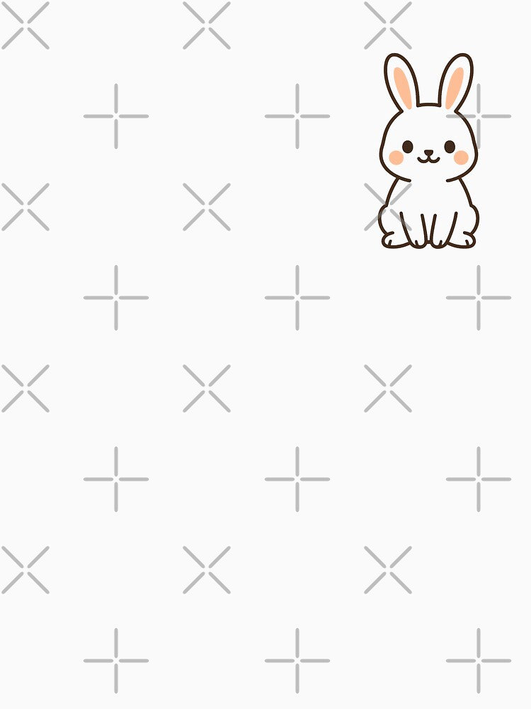 Cute Kawaii Bunny – Adorable Cartoon Rabbit Gift for Bunny Lovers by ChillTofu T-Shirts, Hoodie, Sweatshirt (Image 3)