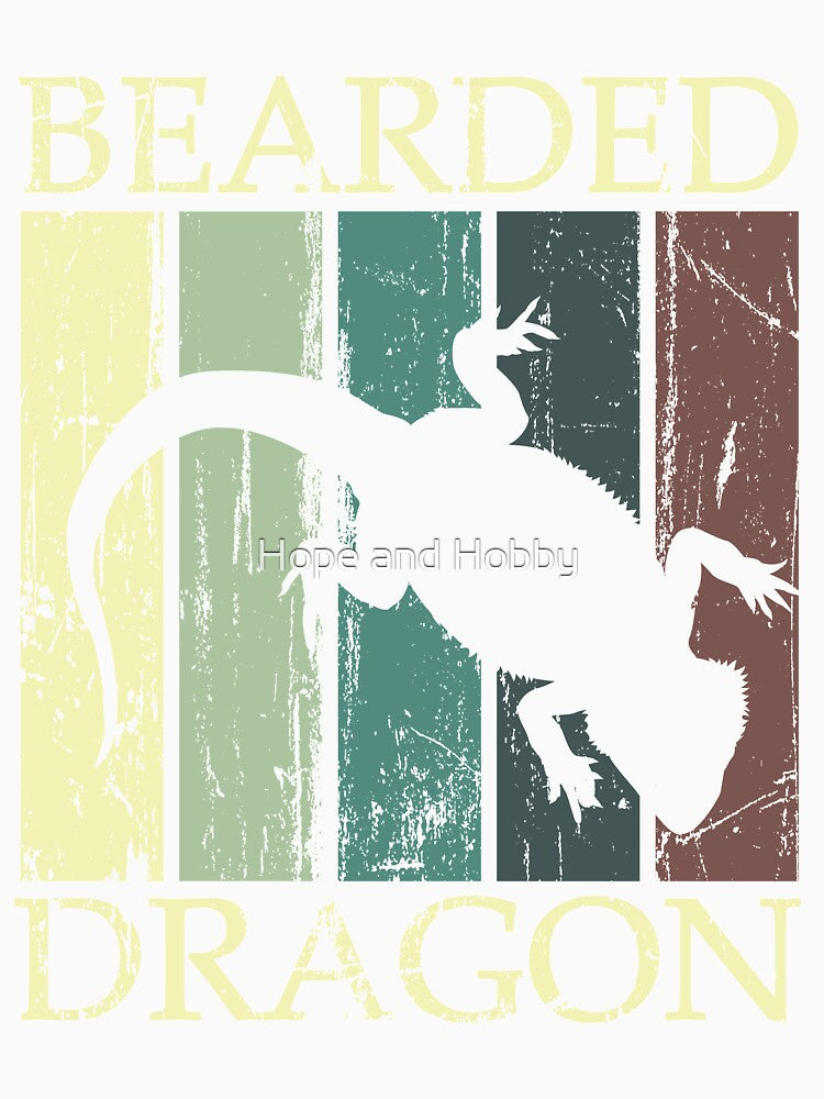 Bearded Dragon RetroDistressed  Design for Men Women and Kids by Theodore Cory T-Shirts, Hoodie, Sweatshirt (Image 3)