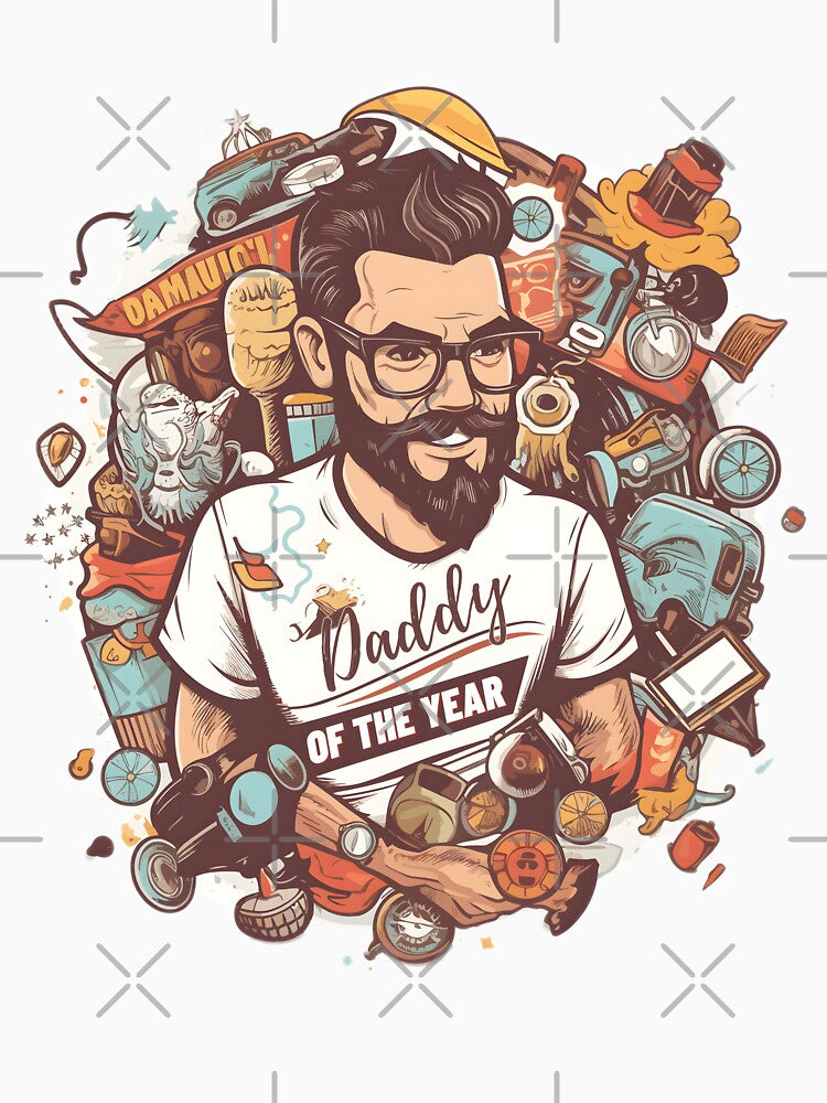 Daddy of the year, Father's Day, Father's Day Gift by R-RHAPSODY T-Shirts, Hoodie, Sweatshirt | BlankRebels.com (Image 3)