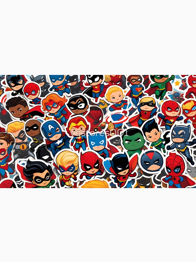 Superhero stickers by vgstores001 T-Shirts, Hoodie, Sweatshirt | BlankRebels.com (Image 3)