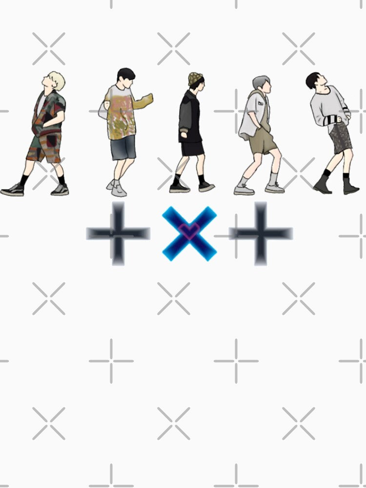TXT 0X1=LOVESONG MV Walking minimalist with logo underneath by MintyLix