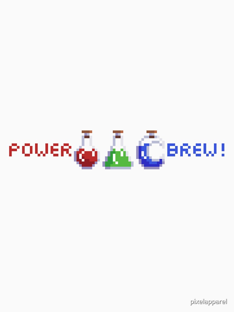 Power Brew! Potions by pixelapparel T-Shirts, Hoodie, Sweatshirt | BlankRebels.com (Image 3)