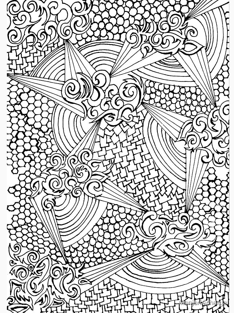Circles honeycomb and everything else by ManjariAcharya T-Shirts, Hoodie, Sweatshirt | BlankRebels.com (Image 3)