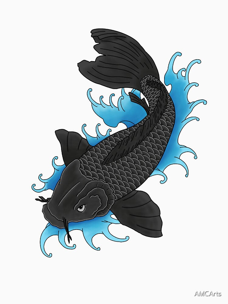 Japanese traditional koi by AMCArts T-Shirts, Hoodie, Sweatshirt | BlankRebels.com (Image 3)