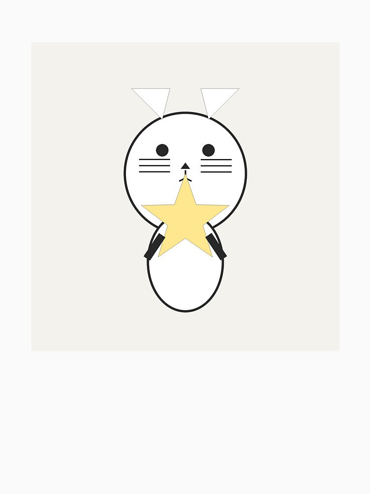 Cat Hugging Star – Minimalist Cute Art by TrendHooper T-Shirts, Hoodie, Sweatshirt | BlankRebels.com (Image 3)