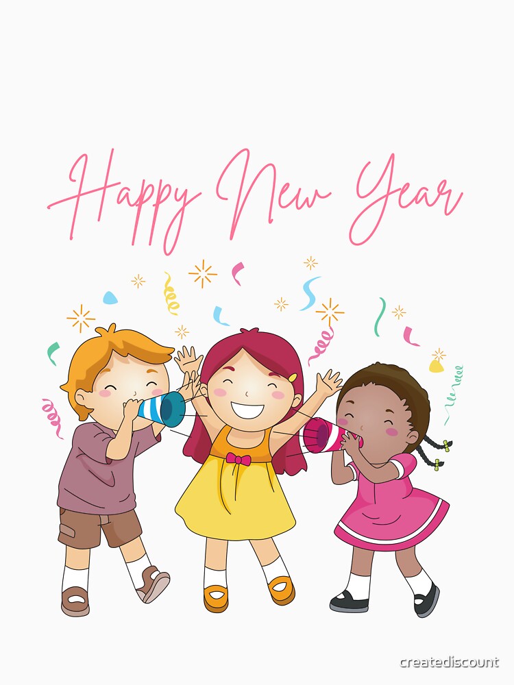 Children Happy New Year celebrate party by creatediscount T-Shirts, Hoodie, Sweatshirt | BlankRebels.com (Image 3)