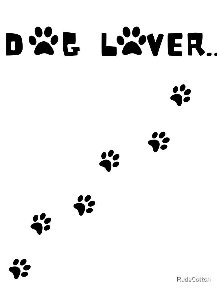 Dog Lover TShirt - Paw Print Dog T-Shirt by RudeCotton Hoodie, Sweatshirt | BlankRebels.com (Image 3)