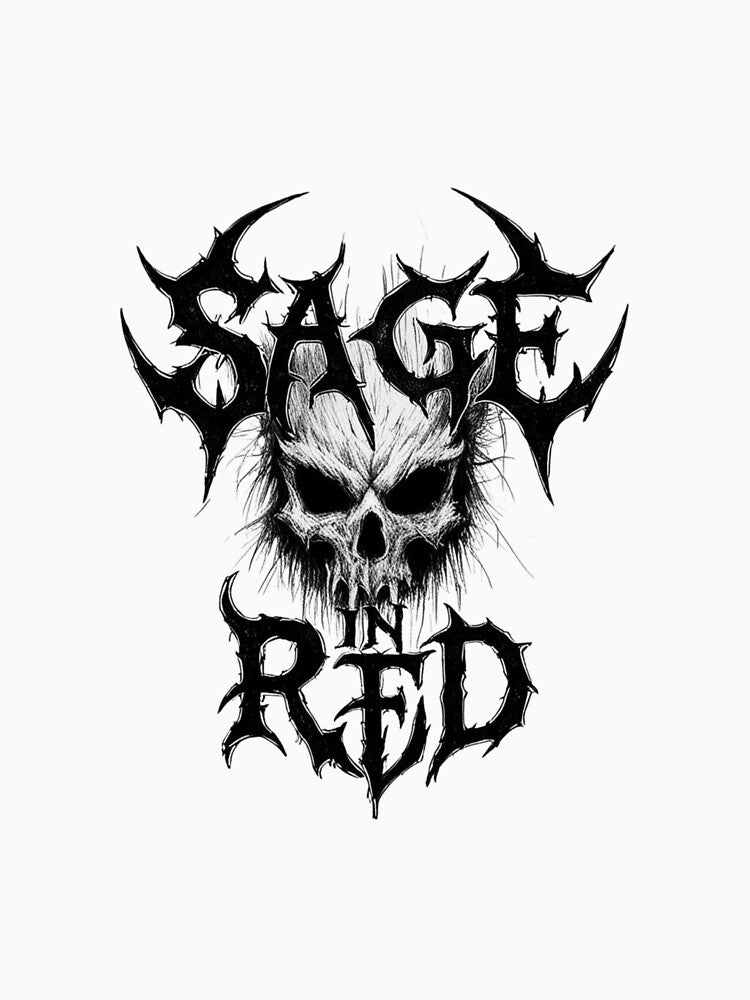 Signature Special Series 'Sage In Red' Blackline #1 by SHEPHERDSCLOTH SHOP T-Shirts, Hoodie, Sweatshirt (Image 3)