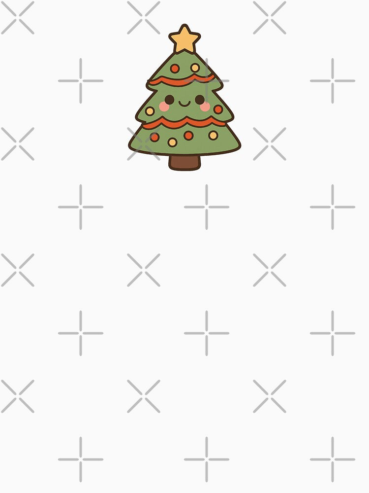 Christmas Kawaii Tree ⭐ Cute Cartoon Holiday Gift by ChillTofu T-Shirts, Hoodie, Sweatshirt | BlankRebels.com (Image 3)