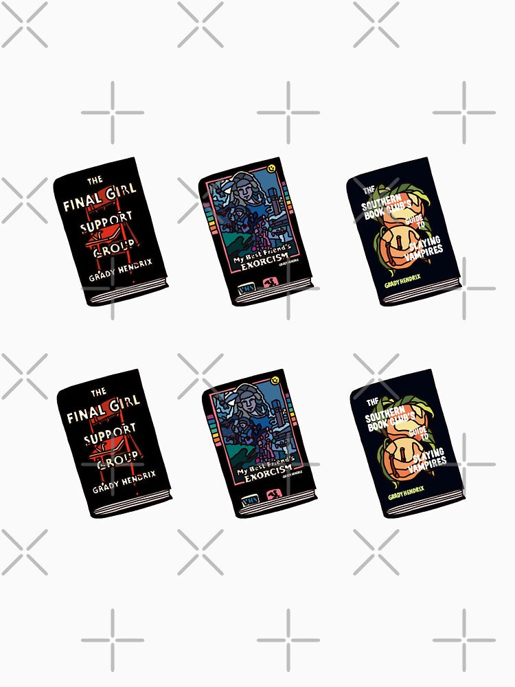 Grady Hendrix books by lalashellsArt T-Shirts, Hoodie, Sweatshirt | BlankRebels.com (Image 3)