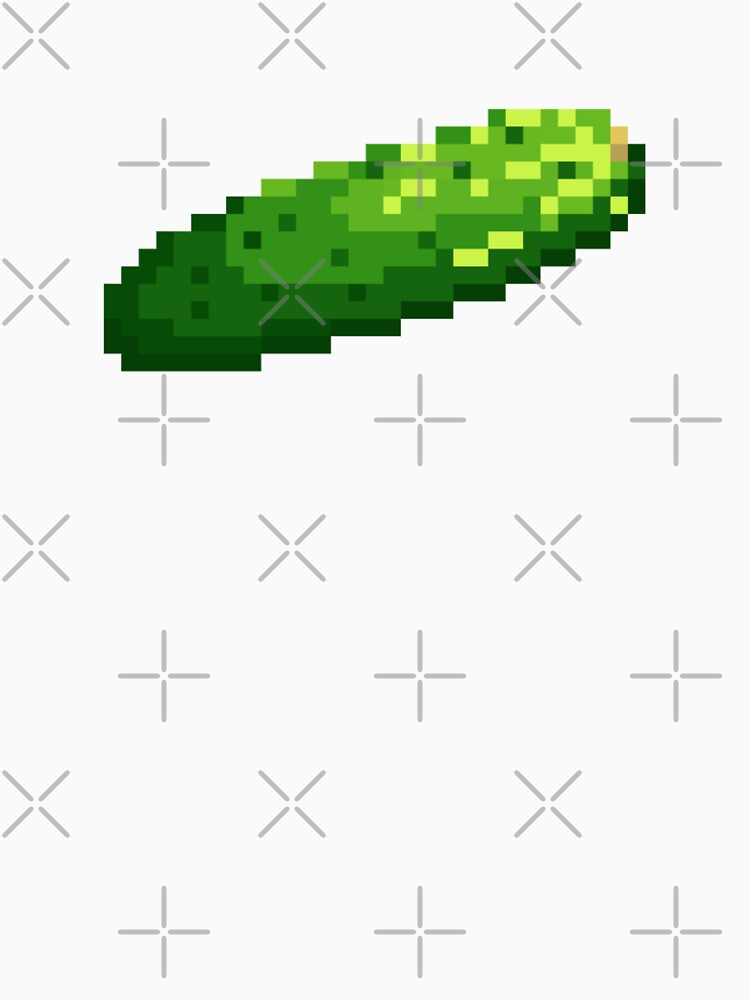 Pixel Art Cucumber by TakoyakiTech T-Shirts, Hoodie, Sweatshirt | BlankRebels.com (Image 2)