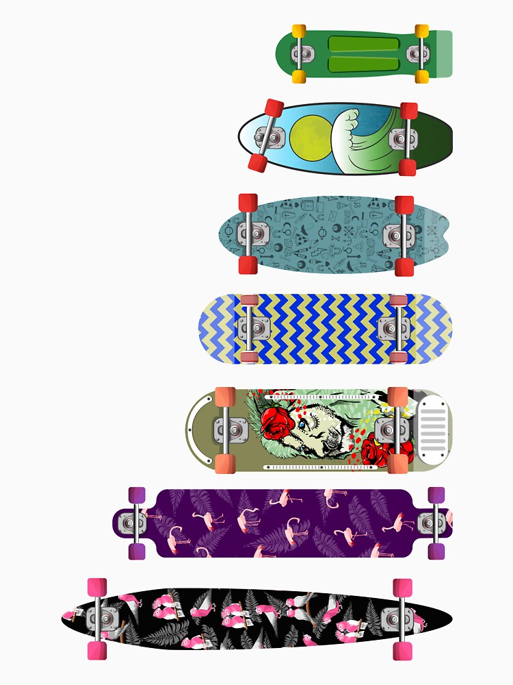 Skateboard Size Comparison diagram by ekpatterns T-Shirts, Hoodie, Sweatshirt | BlankRebels.com (Image 3)