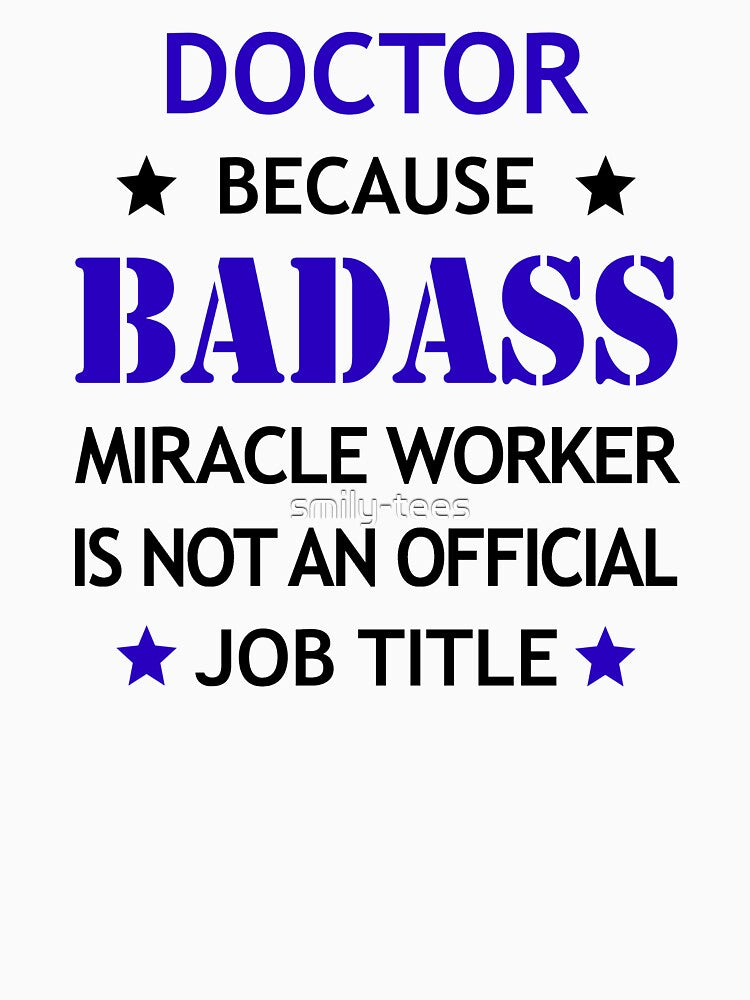 Doctor Badass Funny Birthday Christmas Gift by smily-tees Hoodie, Sweatshirt | BlankRebels.com (Image 3)