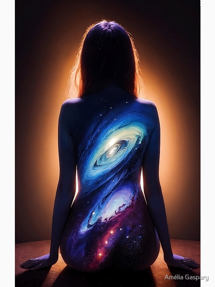 Galaxy girl by Amélia Gaspary T-Shirts, Hoodie, Sweatshirt | BlankRebels.com (Image 3)