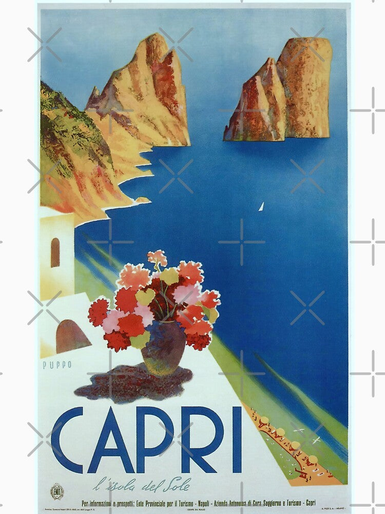 Visit Capri Vintage T-Shirts, Hoodie, Sweatshirt