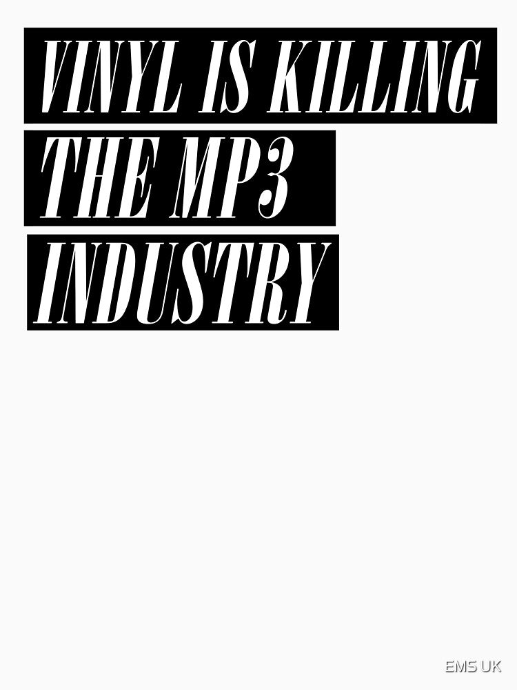 VINYL IS KILLING THE MP3 INDUSTRY DJ TSHIRT by Jack Buck Hoodie, Sweatshirt | BlankRebels.com (Image 3)