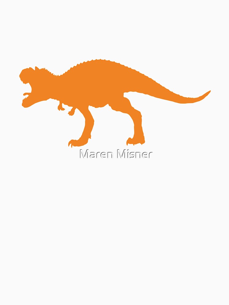 Orange Dinosaur by Maren Misner T-Shirts, Hoodie, Sweatshirt | BlankRebels.com (Image 3)