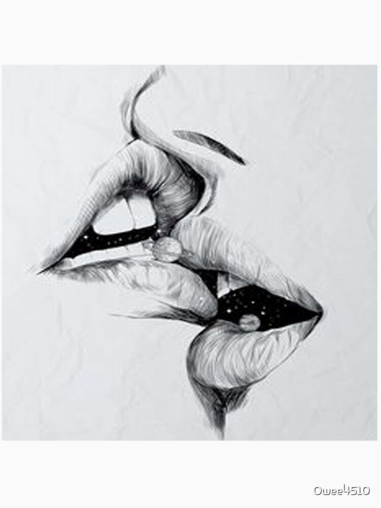 Couple Wall Art Print / Couple Charcoal Sketch by Owee4510 T-Shirts, Hoodie, Sweatshirt | BlankRebels.com (Image 2)