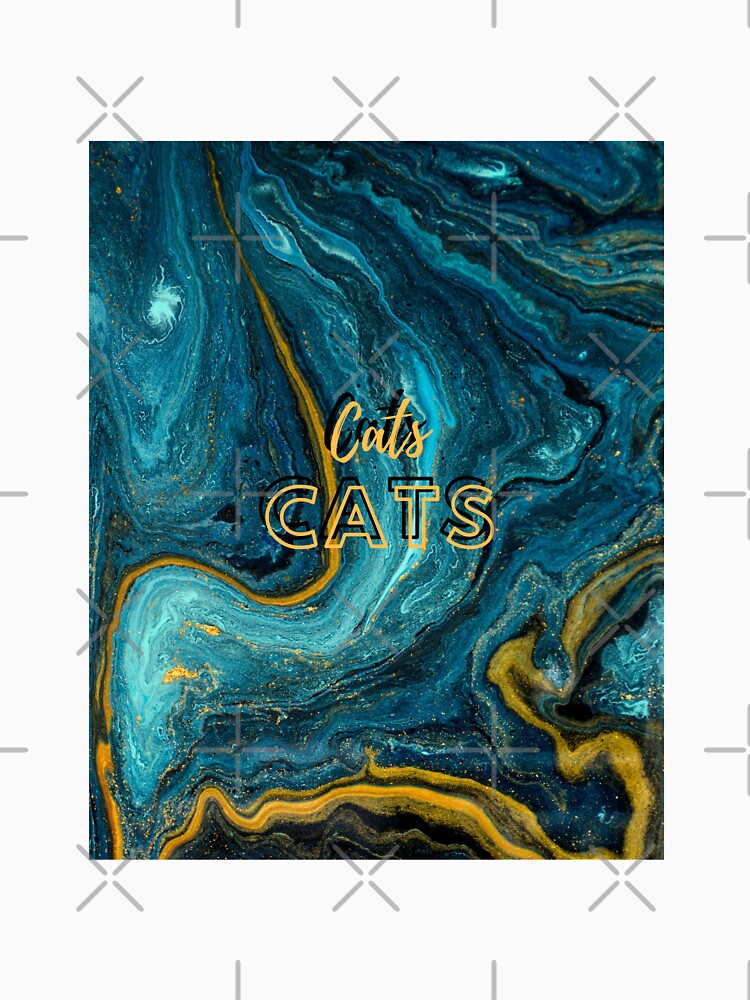 Marble Cat Design by Cat-Shirt-Magic Hoodie, Sweatshirt | BlankRebels.com (Image 3)