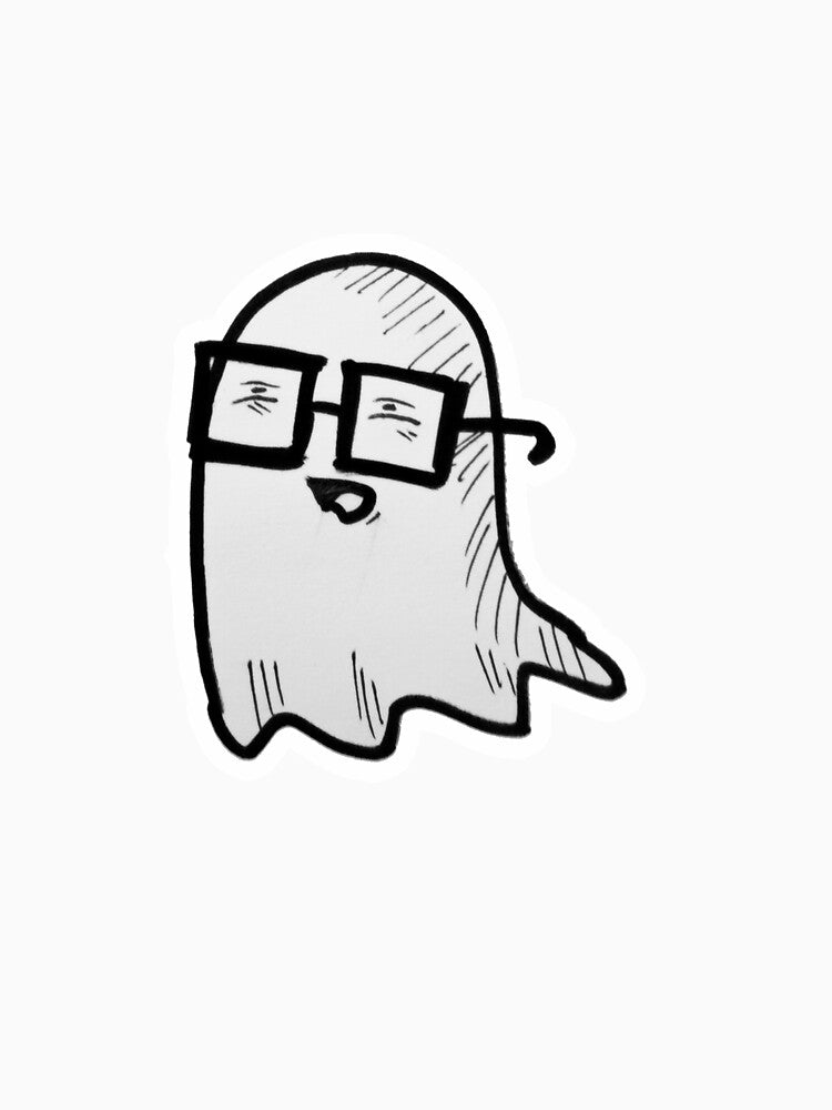 Friendly Ghost Nerd by corbcorbcorb T-Shirts, Hoodie, Sweatshirt | BlankRebels.com (Image 3)
