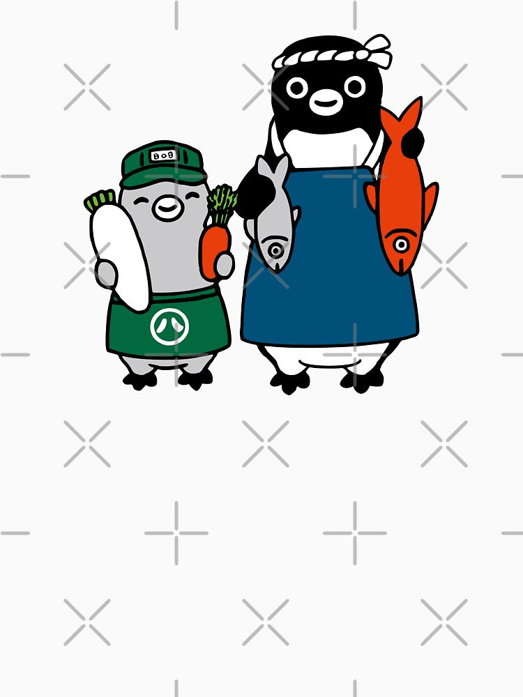 Japan Suica IC Card's Penguin and Fish ペンギン | JR Train Metro Tokyo Experience by OllieMolley T-Shirts, Hoodie,... (Image 3)