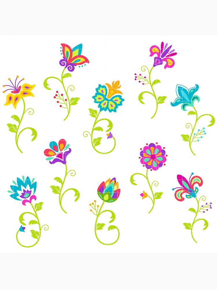 Pretty Multicolored Flowers by cindyfordyce T-Shirts, Hoodie, Sweatshirt | BlankRebels.com (Image 3)