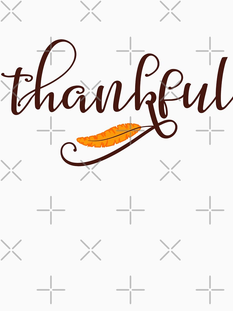 Thankful Feather typography by MGdezigns T-Shirts, Hoodie, Sweatshirt | BlankRebels.com (Image 3)