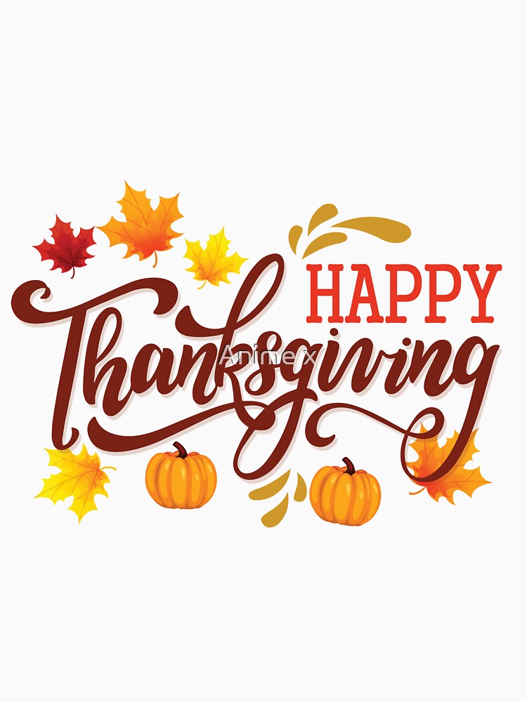 Happy Thanksgiving Day by Anime x T-Shirts, Hoodie, Sweatshirt | BlankRebels.com (Image 3)