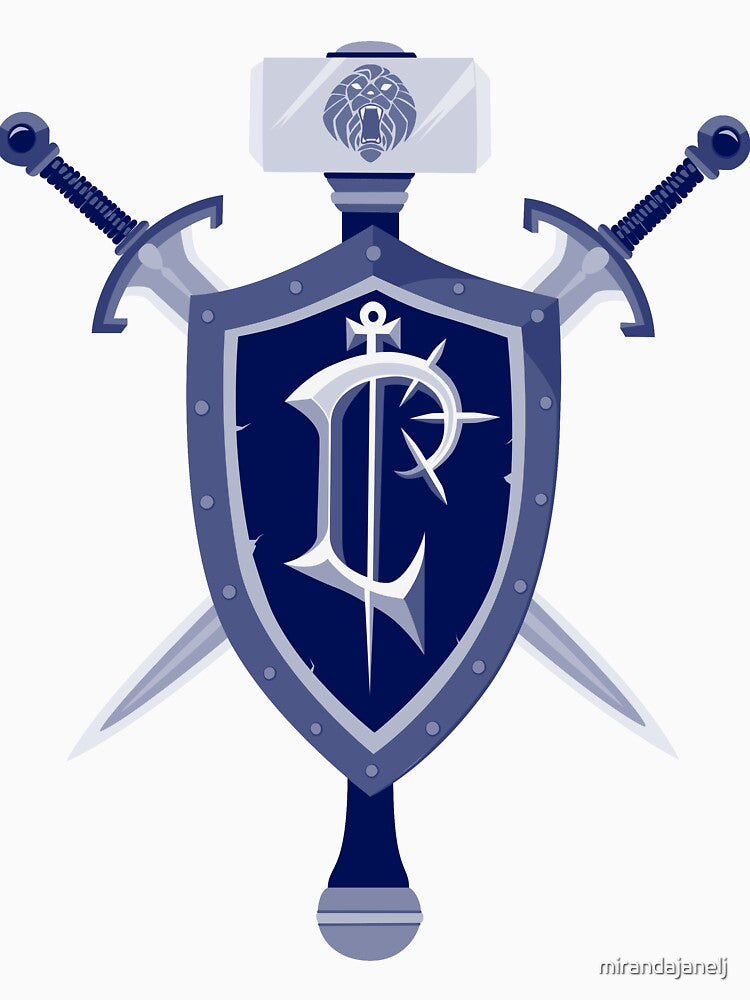 Minimalist Stormwind / Lordaeron Crest by mirandajanelj T-Shirts, Hoodie, Sweatshirt | BlankRebels.com (Image 3)