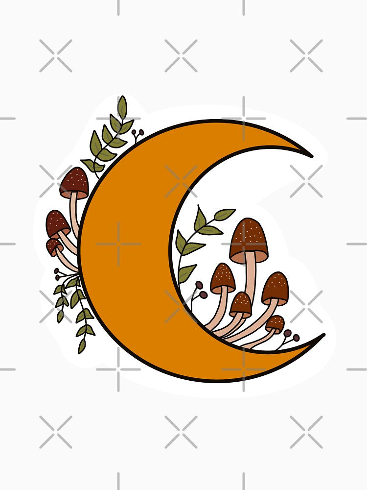 Mushroom Moon - Sweet Fern Design Co. by autumnallen15 T-Shirts, Hoodie, Sweatshirt | BlankRebels.com (Image 3)