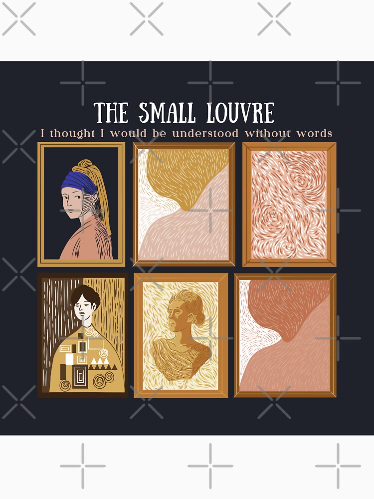 The small Louvre - 6 paintings - Dark background by Athenasgirl T-Shirts, Hoodie, Sweatshirt | BlankRebels.com (Image 3)