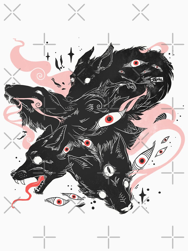 Wild Wolves With Many Eyes by cellsdividing T-Shirts, Hoodie, Sweatshirt | BlankRebels.com (Image 3)