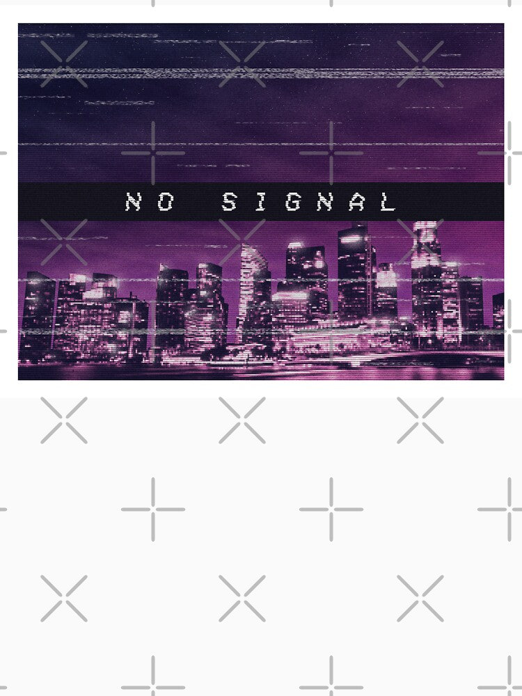 No Signal - vaporwave-inspired art by Patrick King T-Shirts, Hoodie, Sweatshirt | BlankRebels.com (Image 3)