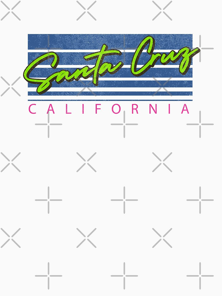 Retro Santa Cruz California by Si Li T-Shirts, Hoodie, Sweatshirt | BlankRebels.com (Image 3)