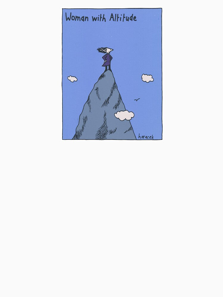 Woman with Altitude - Full colour by judyhoracek T-Shirts, Hoodie, Sweatshirt | BlankRebels.com (Image 3)