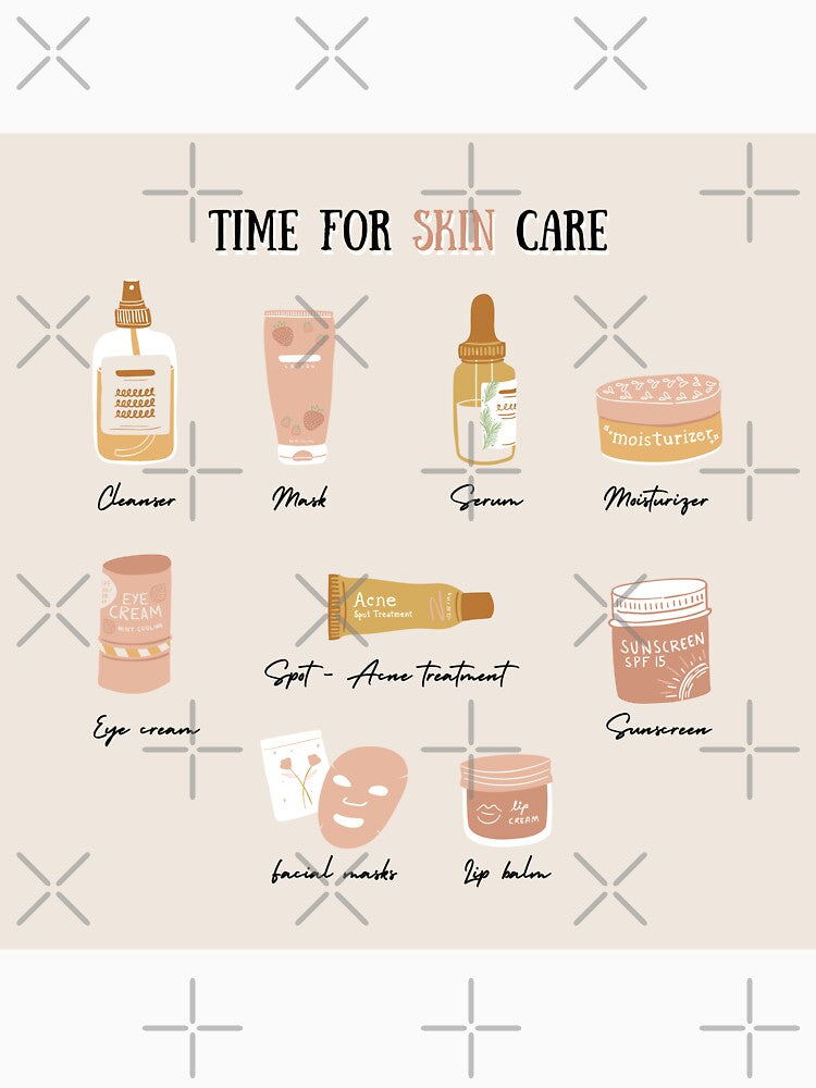 Time for skin care - Light background by Athenasgirl T-Shirts, Hoodie, Sweatshirt | BlankRebels.com (Image 3)