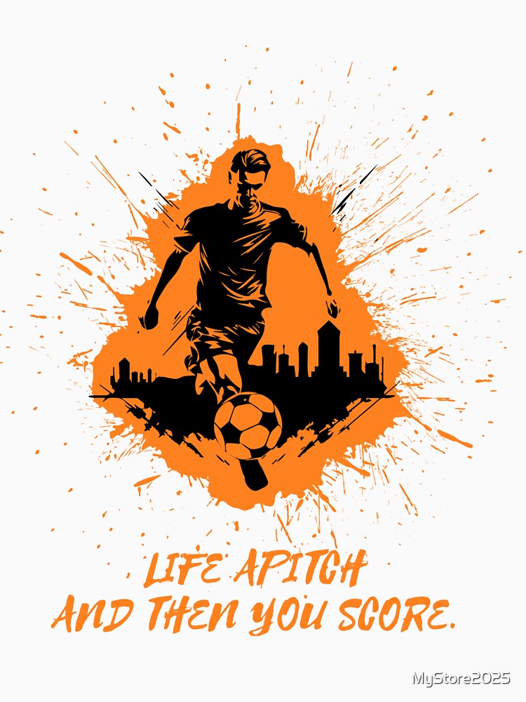 Motivational football t-shirt by MyStore2025