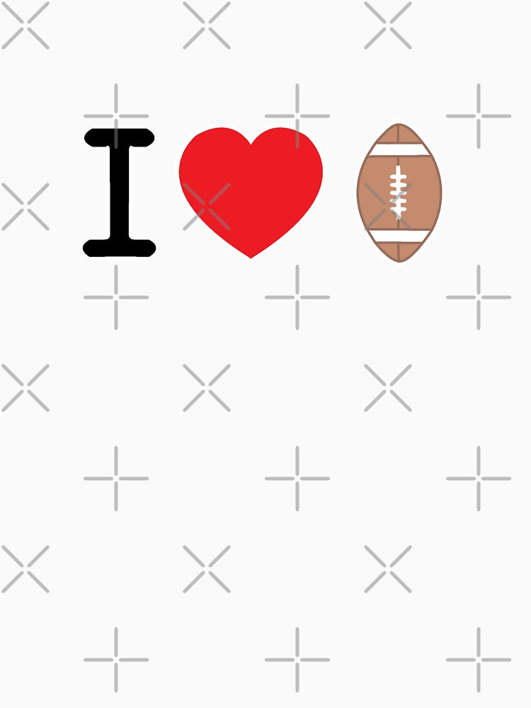 I love Football by GiftGuideShop T-Shirts, Hoodie, Sweatshirt | BlankRebels.com (Image 3)