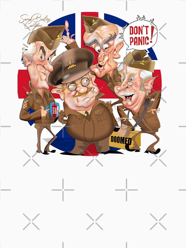 Dad's Army cartoon by SARAH BAILEY CARTOONS