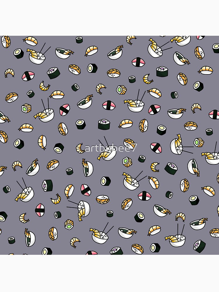 Kawaii Sushi by artbybee7 T-Shirts, Hoodie, Sweatshirt | BlankRebels.com (Image 3)
