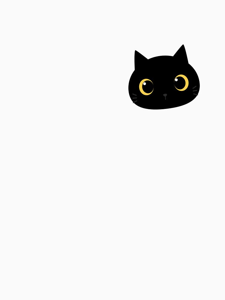 Cute Black Cat Pattern by Joyceful Creations T-Shirts, Hoodie, Sweatshirt | BlankRebels.com (Image 3)