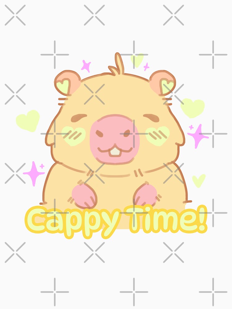 Kawaii Capybara Cute Illustration - Pastel Animal Art by LirielPerez T-Shirts, Hoodie, Sweatshirt | BlankRebels.com (Image 3)