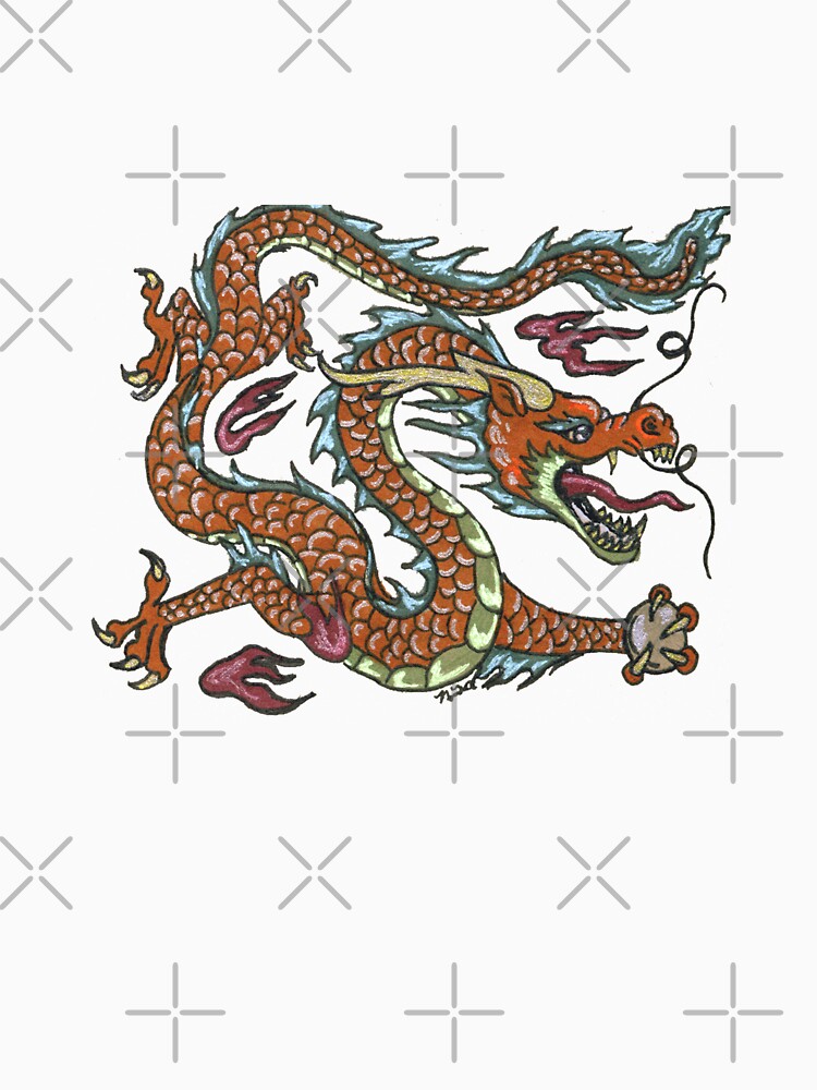 Chinese Dragon by Nina Bolen T-Shirts, Hoodie, Sweatshirt | BlankRebels.com (Image 3)