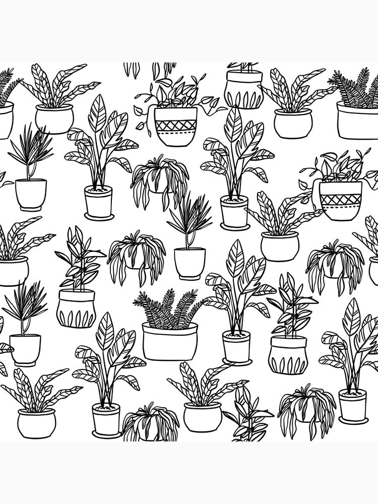 Houseplants Doodle by Herlina Widyastuti T-Shirts, Hoodie, Sweatshirt | BlankRebels.com (Image 2)