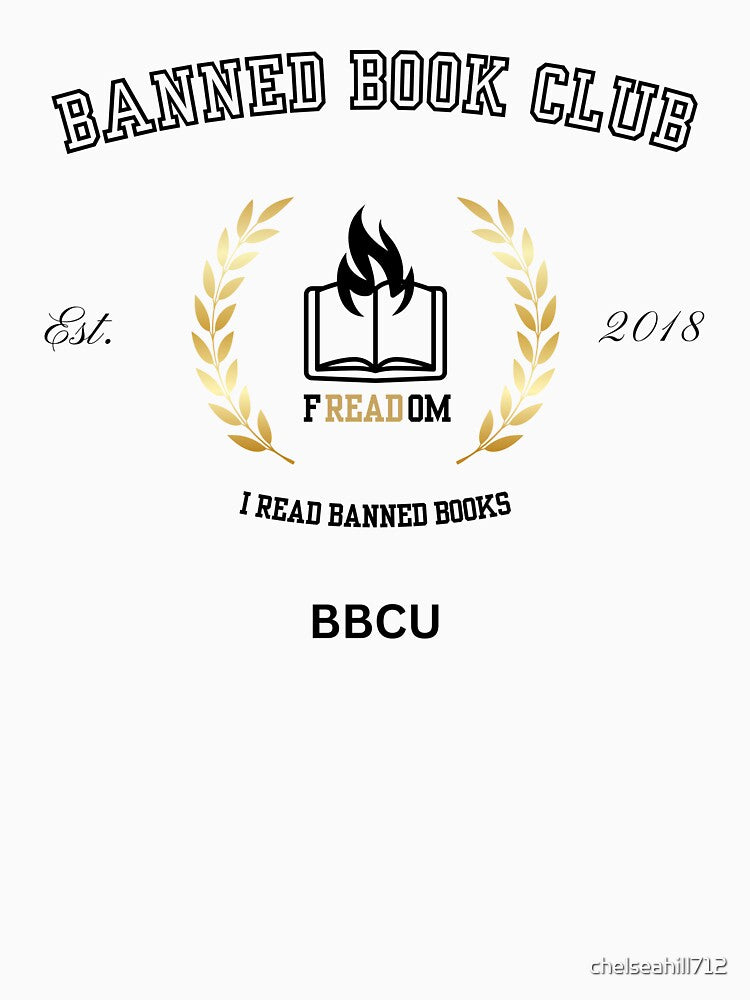 Banned Book Club Collegiate | TopsNTangles by chelseahill712 T-Shirts, Hoodie, Sweatshirt | BlankRebels.com (Image 3)