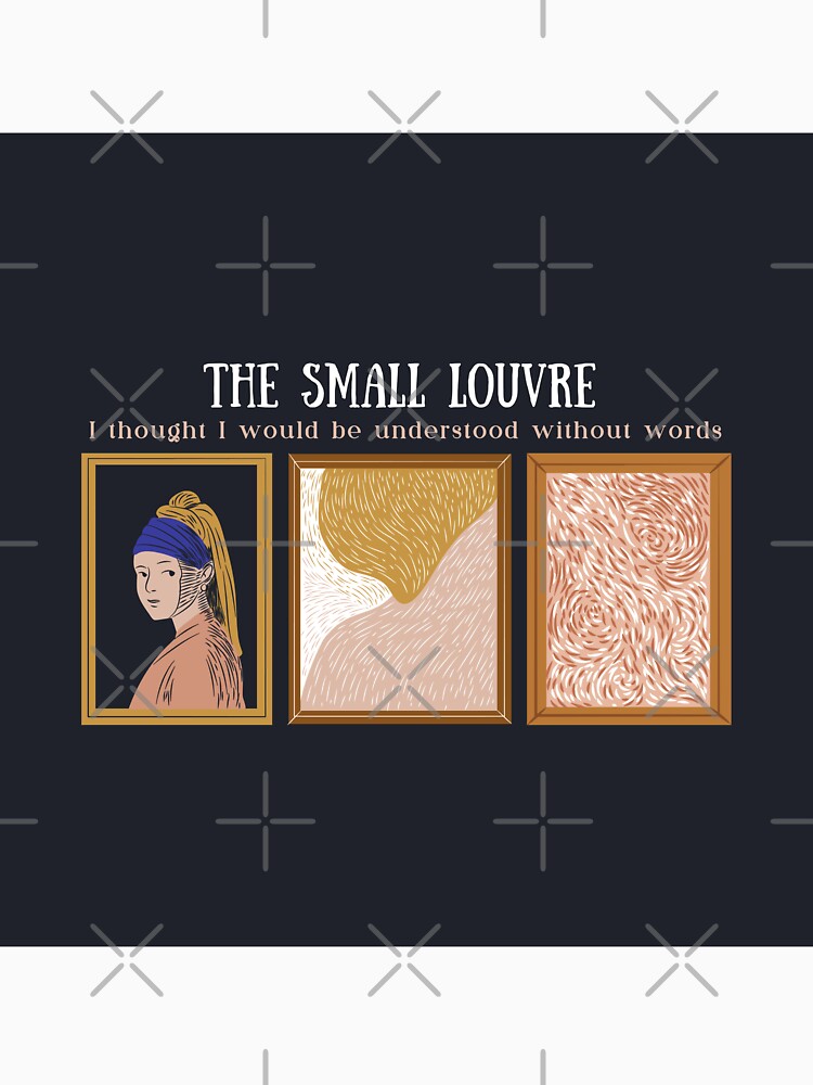 The small Louvre - 3 paintings - Dark background by Athenasgirl T-Shirts, Hoodie, Sweatshirt | BlankRebels.com (Image 3)